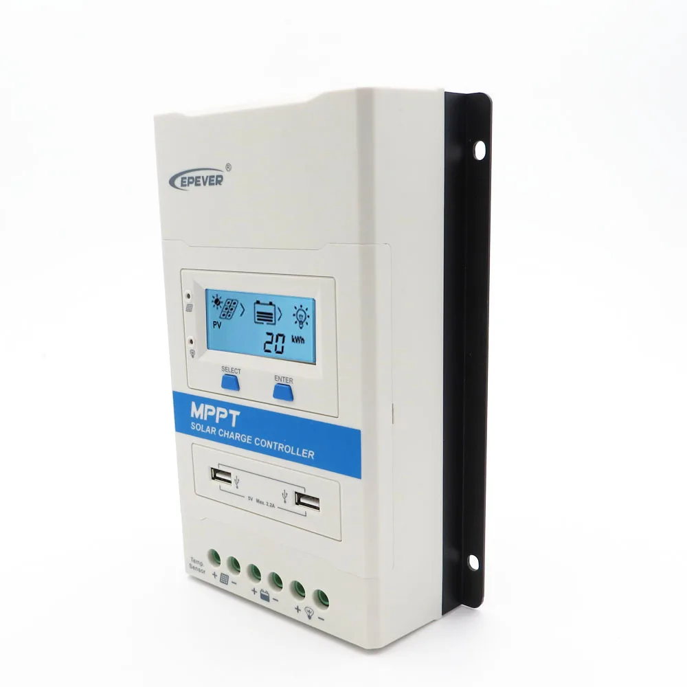 

40A USB1+DS1 TRIRON4210N TRIRON4215N TRIRON Series Modular MPPT Solar Charge Controller Battery Charger Regulator