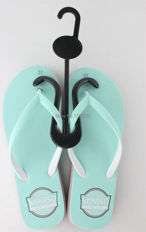 hanger-in hanging sandals Sample Shoe Slippers Racks \u0026 ... shoes US padded  Plastic hook slippers supermarket cotton Herringbone |100pcs $63.9 shoes Shoe