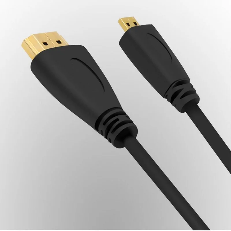 Кабель Micro HDMI(type D)-HDMI(type A) позолоченный(High speed) Кабель Micro HDMI поддерживает Ethernet, 3D, 4K и Ethernet