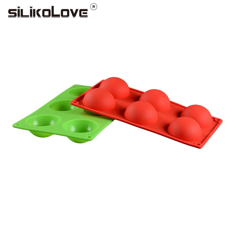 Силиконовая форма SILIKOLOVE в форме полусферы искусственные силиконовые формы для