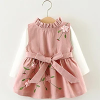 Платье для маленьких девочек, новое осенне-зимнее платье принцессы с длинными рукавами для девочек, детские праздничные платья, платье для маленьких девочек, Robe Fille, 6 мес.-24 месяца