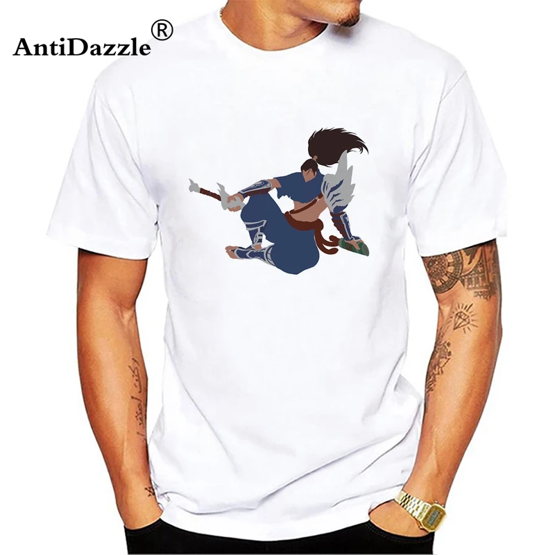 

Fashion Yasuo T Shirt Men Short Sleeve Cotton T-Shirts Yasuo Men Clothing Tops