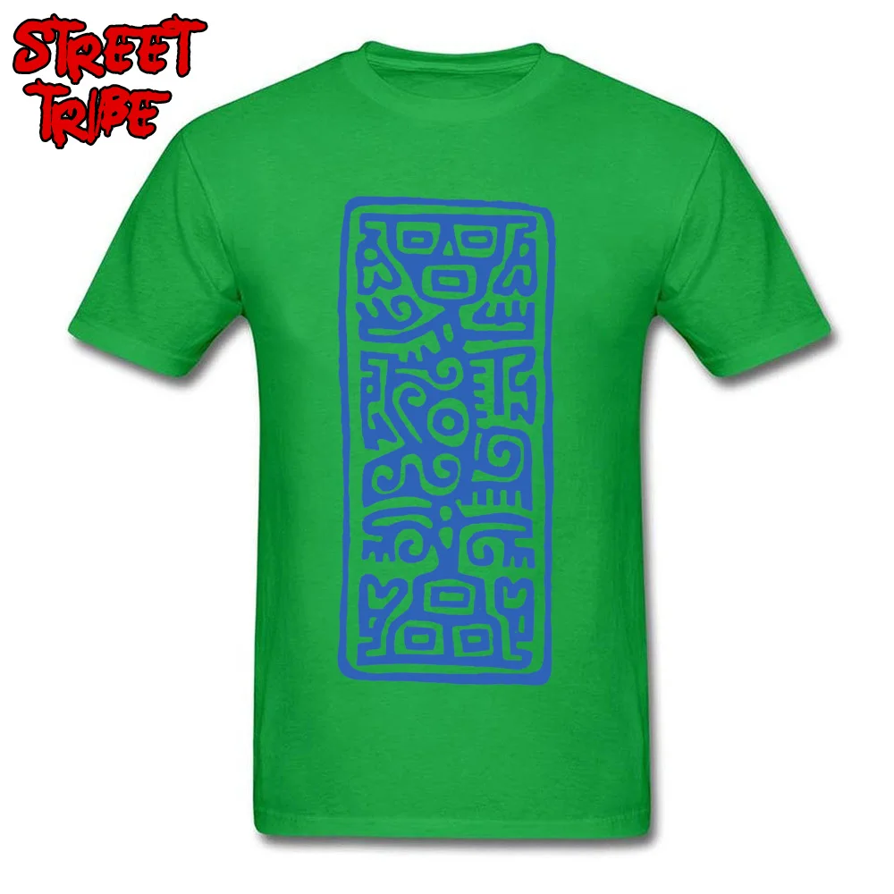 Design Aztec 2 T-shirts Special Mother Day Short Sleeve Crewneck Tops Tees 100% Cotton Men Customized Tops Tees Aztec 2 green