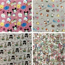 145*90 см My Melody Pochacco Микки 210D Оксфорд водонепроницаемое полотно из полиэстера для лоскутных ПВХ DIY швейная скатерть сумка плащ