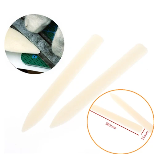 

Natural Paper Craft Bookbinding Card Supplies Imitation Bone Folder Paper Creaser Creasing Scoring Tool for Leather Craft Tools