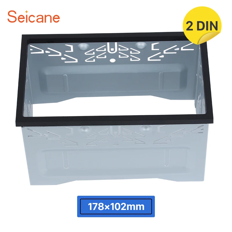 Seicane 2 Din Car Radio Fascia for VW Series Jetta Chico Golf Bora/Polo/MK3/MK4 DVD player Car Kit Stereo Frame 