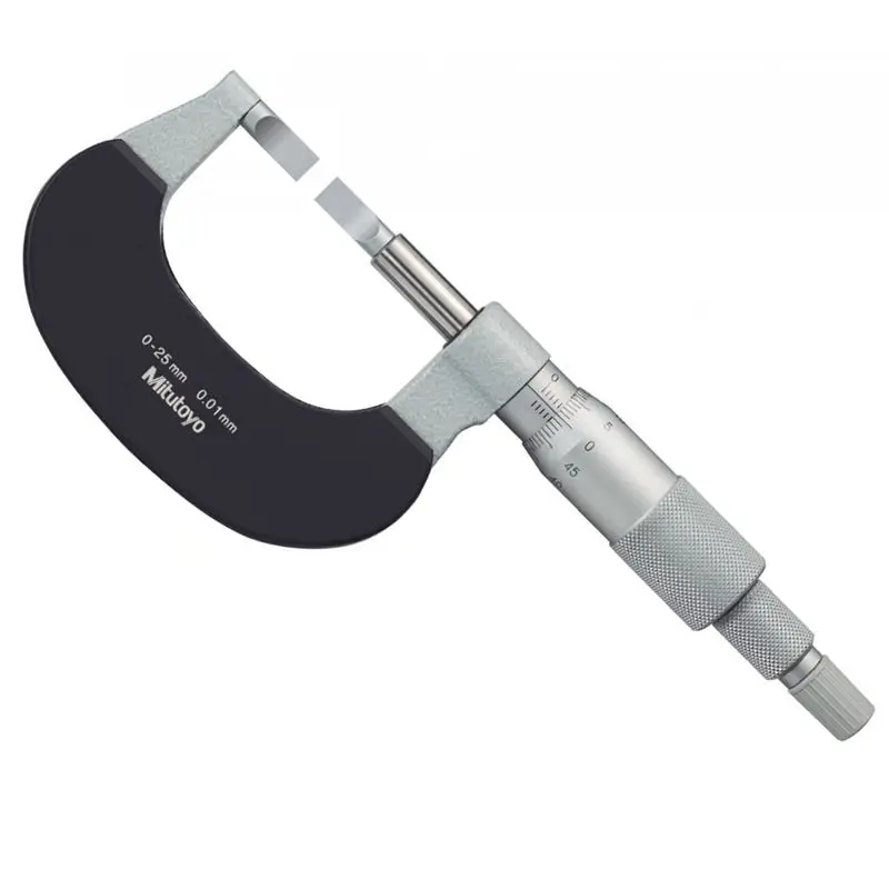 

Mitutoyo 122-101 BLM-25 Measuring Range 0-25mm/0.01mm Type A Non-Rotating Spindle Blade Micrometers Fast Shipping