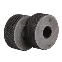 2PCS 0.8mm Pitch Diagonal Coarse 19mm OD Knurling Wheel Roller Tool Steel 7pcs steel knurling tool 0 5 1 2mm diagonal dual wheel linear knurl set lathe cutter machine tools accessories