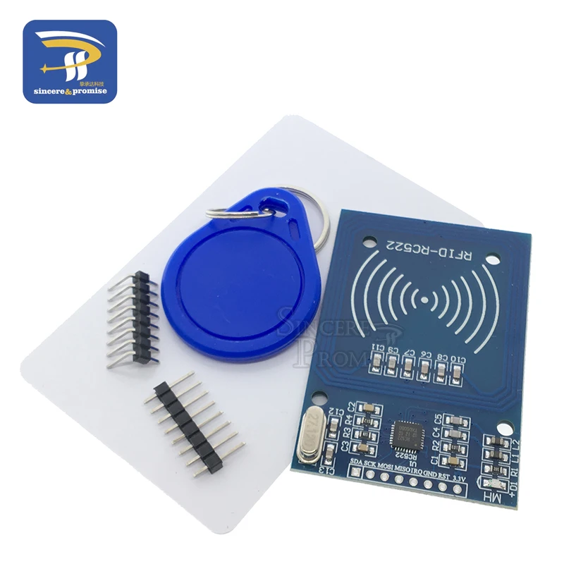 Фото MFRC-522 RC-522 RC522 13,56 МГц Антенна RFID IC беспроводной модуль для Arduino IC KEY SPI писатель ридер IC карта модуль приближения №3