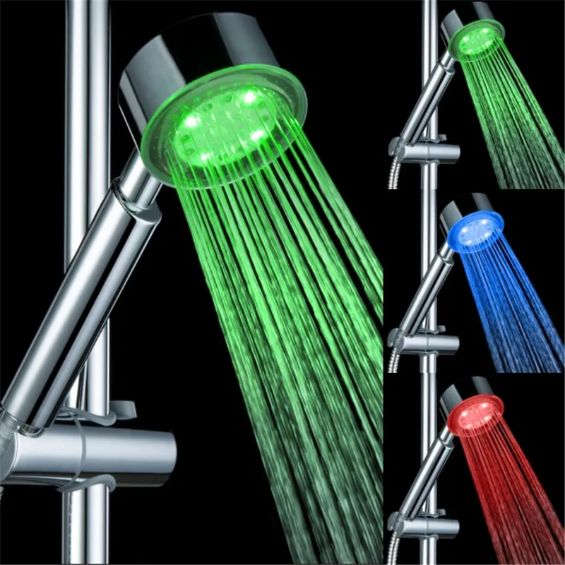 

High Quality 3 Color LED Shower Head Temperature Sensor RGB Bath Sprinkler