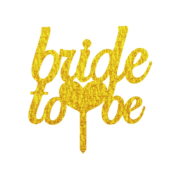 

Свадебный Топ для невесты с надписью «To Be Love Heart»