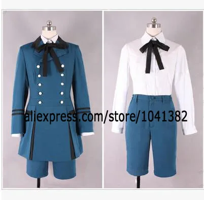 

new cosplay costume black Kuroshitsuji 2 master shire cos clothing (spot calf socks)