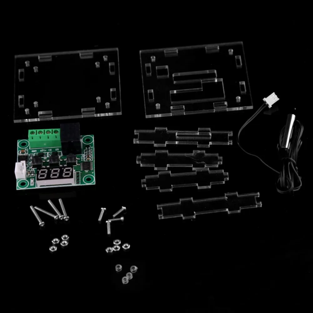 DC 12V W1209 цифровой термостат температуры