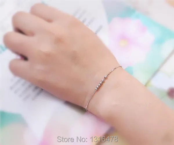 

Classic fashion silver bracelet with special price 925 sterling silver very fine joker seed silver Hand catenary