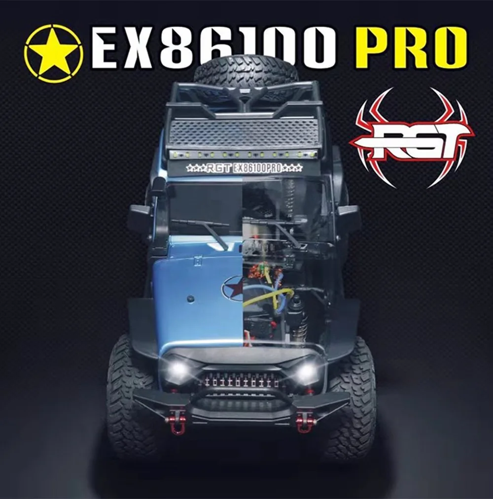 RGT EX86100 PRO Kit 1/10 2,4G 4WD Rc автомобиль игрушка электрический скалолазание Рок Гусеничный без электронных частей RC автомобиль игрушки для улицы