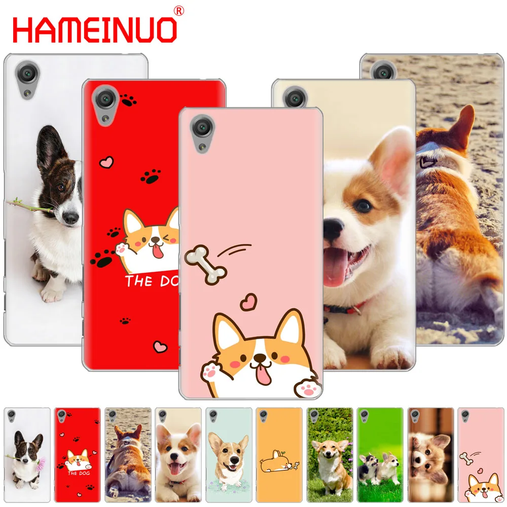 HAMEINUO Corgi милый мультяшный чехол для телефона с животными sony xperia C6 XA1 XA2 XA ULTRA X XP L1 L2
