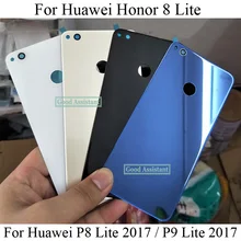 Для Huawei P8 Lite /P9 Lite /для Huawei Honor 8 Lite назад Батарея крышка двери Корпус задняя Стекло части