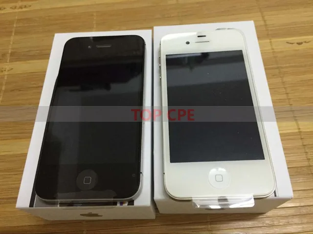 Original Factory Unlocked Apple iPhone 4S IOS Dual Core 8MP WIFI GPS WCDMA 3.5inch 1080P TouchScreen iCloud itune Mobile phone