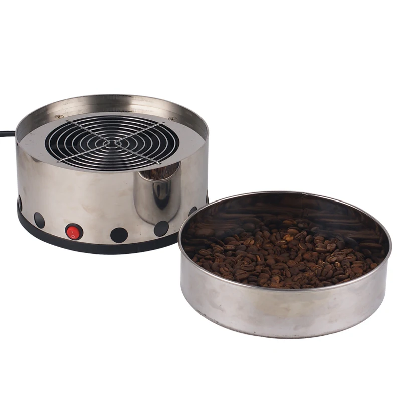 

82707 Mini Household stainless steel radiator plate with Coffee Roaster coffee beans cooling plate with baking machine 300g