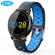 F4S 0,96 ''HD цветной экран Смарт-часы IP67 Водонепроницаемый пульсометр фитнес-трекер Браслет кровяное давление браслет спортивный ремешок