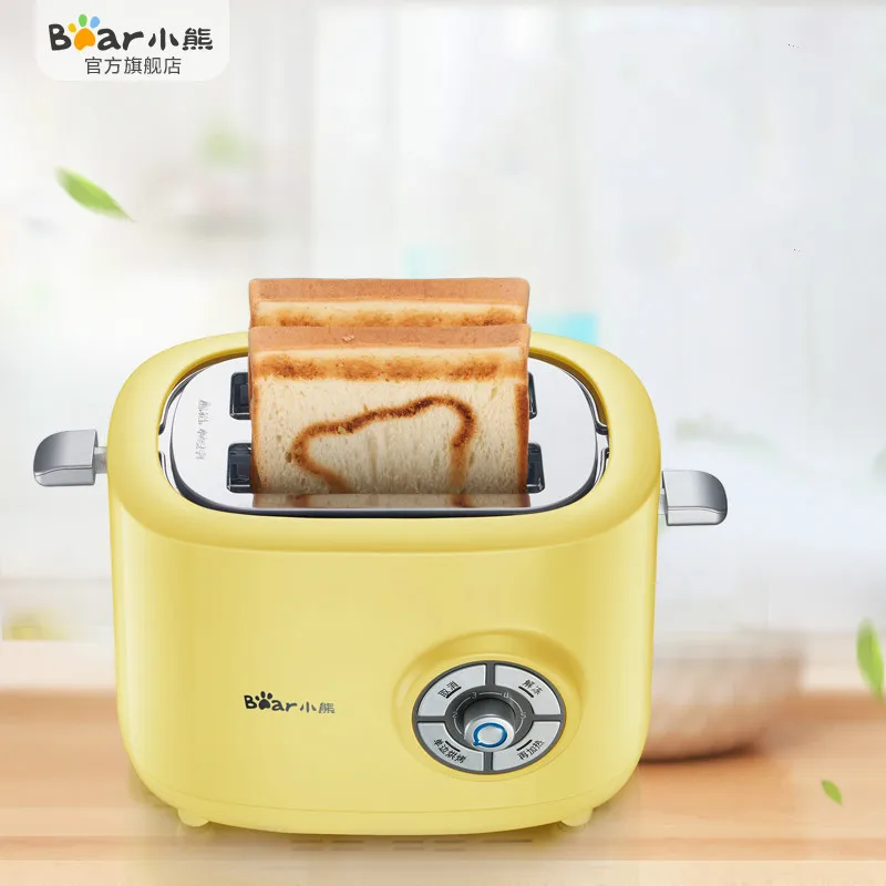 

Bear Mini Bread Toaster 680W with Cover Cute Bear design Automatic Breakfast Bread Baking Machine Electric Oven Bread Maker