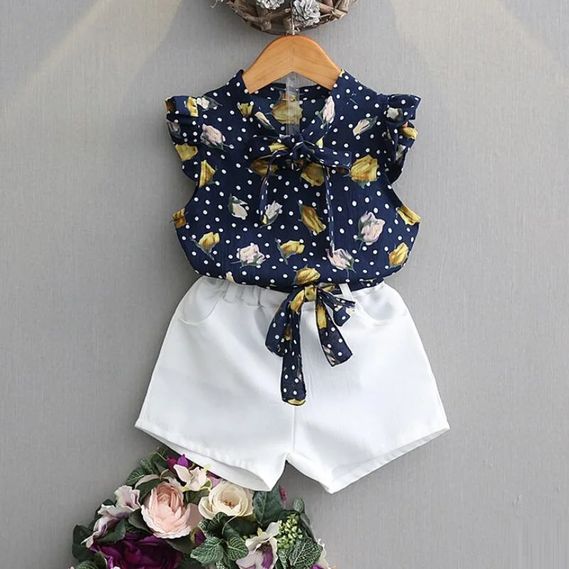 2018 Summer Baby Toddler Children's Clothing Girls Clothing Sets Kids