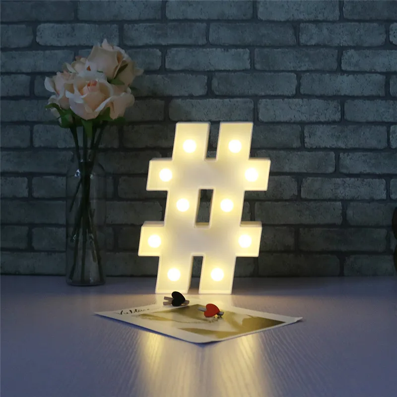 

New LED luminous Remote control night light creative Special symbol bedroom children room Party Club Bar clothing stores