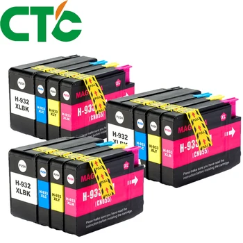 

12 Pack Compatible Ink Cartridge Replacement for H 932 933xl for H Officejet 6100 6600 6700 7110 7610 7612 H611a H711a H711n