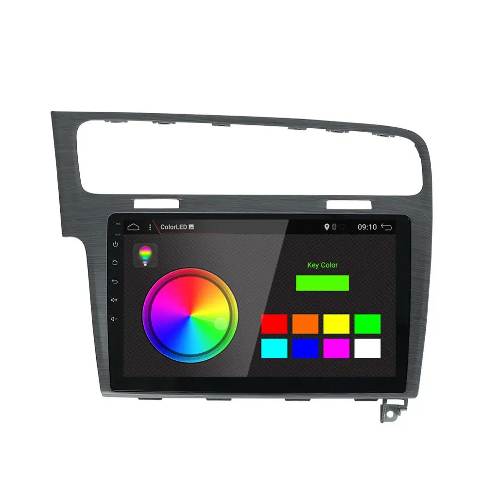 Clearance 4G RAM+64G ROM For Volkswagen Golf 7 2013-2018 Car Radio GPS Navi Wifi BT Steering Wheel Control 8 Core Android 9.0 1