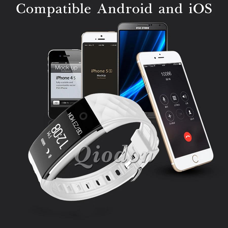 Мода Музыка Управление плавание Bluetooth подключение Смарт часы Smartwatch мониторинга