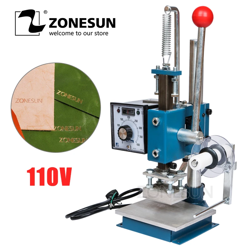 

110V MANUAL HOT PRESS FOIL STAMPING MACHINE STAMP MACHINE FOR PVC, WOOD, PAPER, LEATHER HOT FOIL STAMPER PRINTEING MACHINE