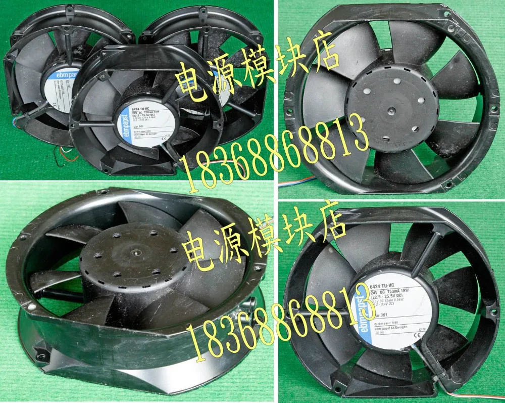 

17cm 6424 TU-IIC 17251 24V 0.75A cooling fans 6424TU-IIC