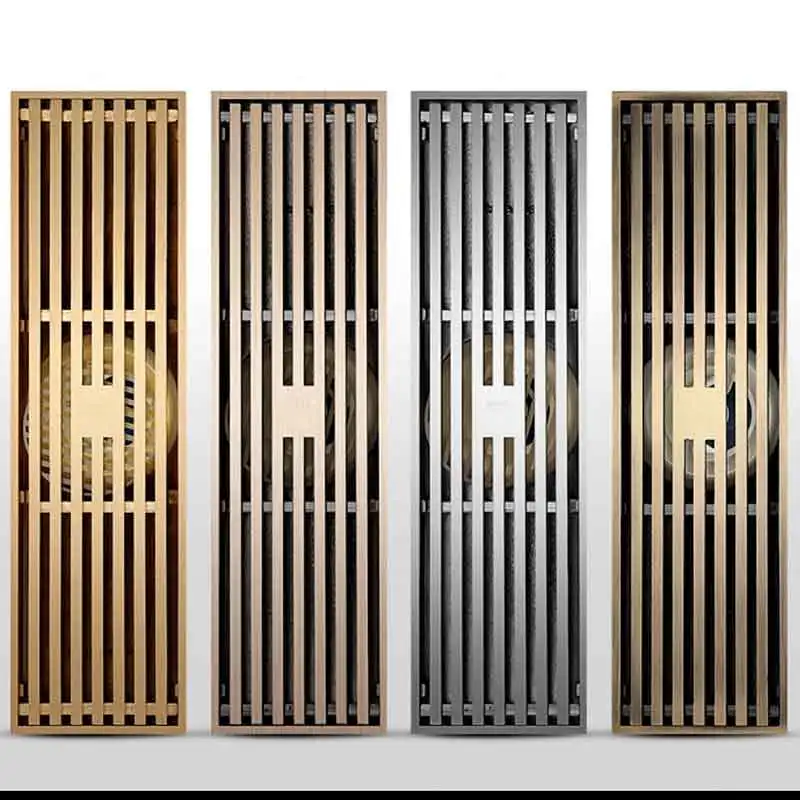 Сливы в Европейском Стиле Латунный Линейный душ для ванной 8 3*20 3*30 см трап пола резной фильтр слива