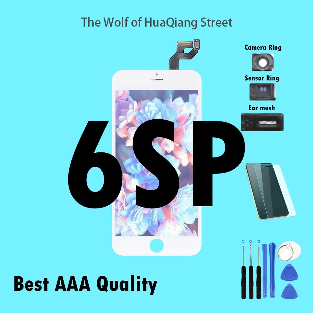 Качество AAA с хорошим 3D сенсорным ЖК-экраном для Apple iPhone 6S Plus ЖК-дисплей Сенсорная