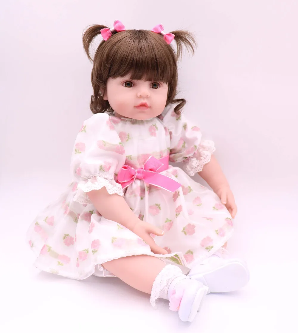 DOLLMAI 60 см/24 дюйма Мягкие силиконовые куклы Reborn ручная работа реалистичные bebes reborn