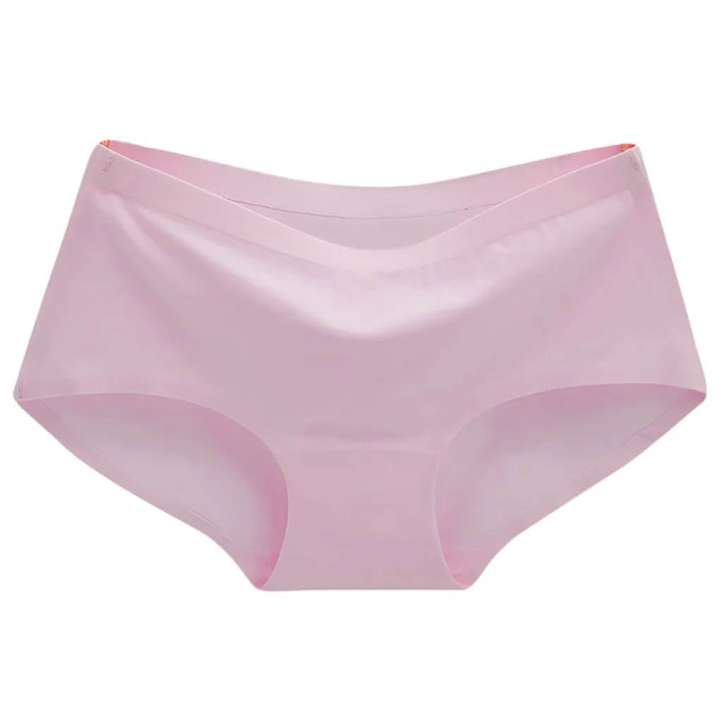 

SAGACE Women Panties Simple Sexy Solid Cotton Seamless Womens Panties Tempting Sexy Breathable Mid Waist Women Underwear719