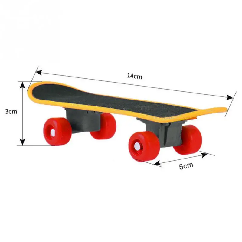 

For Bird Parrot Standing Swing Sport training Toys Mini Finger Skateboards Unti-smooth Fingerboard Toy Finger Skate 14cm*5cm*3cm