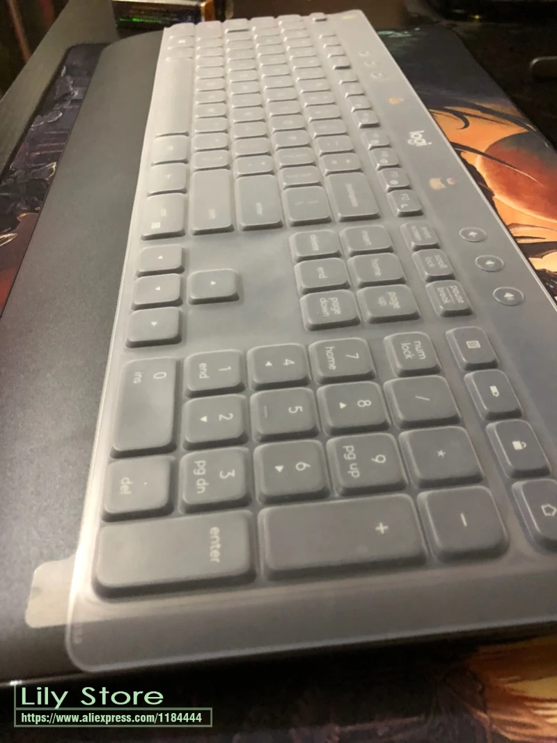 Силиконовая Защитная крышка для клавиатуры Logitech MK540 MK545 водонепроницаемая пленка