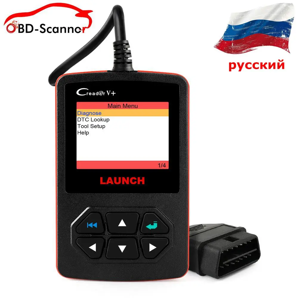 Prix pour Lancement Creader V + OBD2 Code de Défaut Lecteur Universel Automobile Scanner OBDII Voiture Scanner Outil De Diagnostic En Russe Portugais Prix pour Lancement Creader V + OBD2 Code de Défaut Lecteur Universel Automobile Scanner OBDII Voiture Scanner Outil De Diagnostic En Russe Portugais