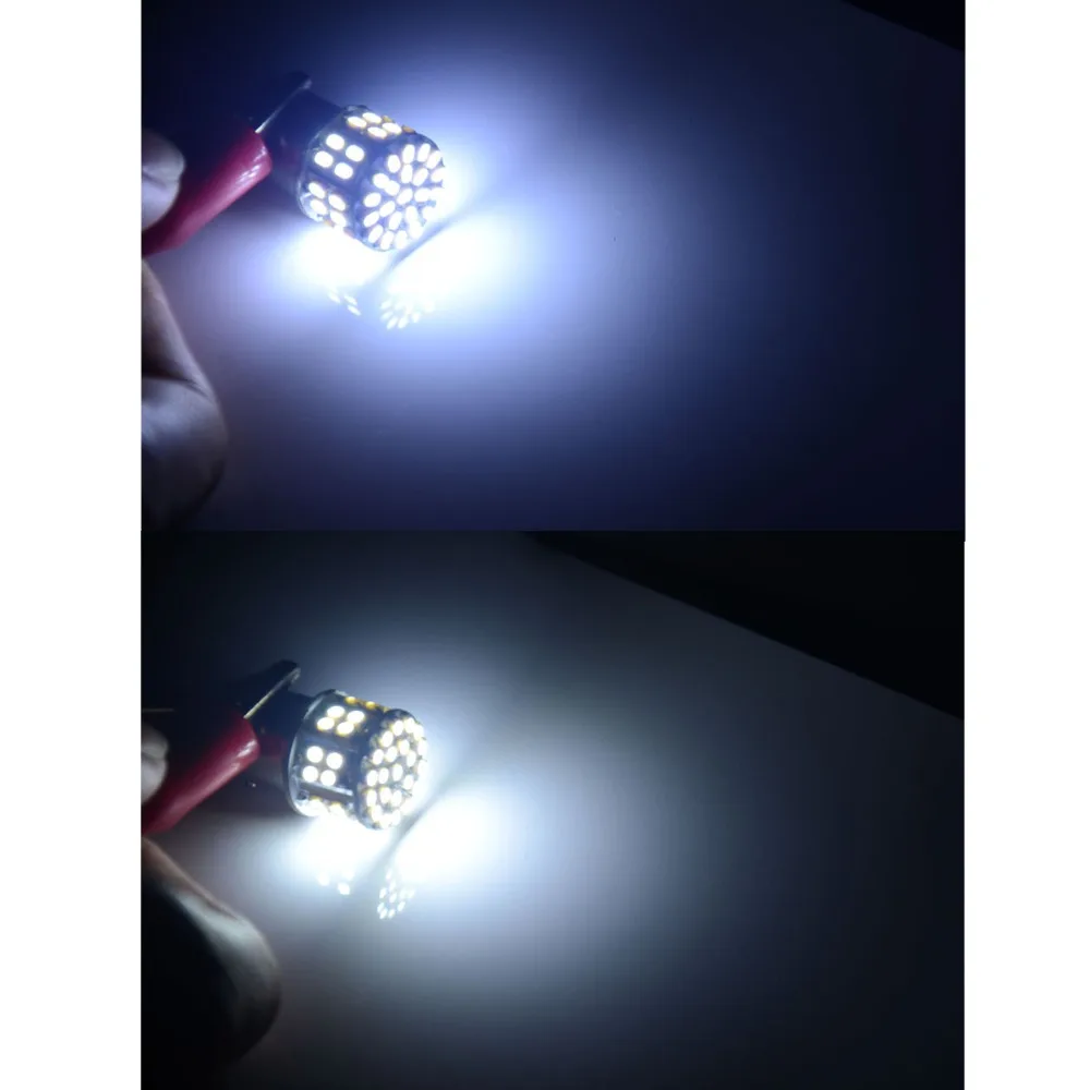 Автолампа светодиодная AutoEC 1156 50 SMD 1206 1157 BA15S BAY15D P21W P21/5W 3020 стояночный тормоз