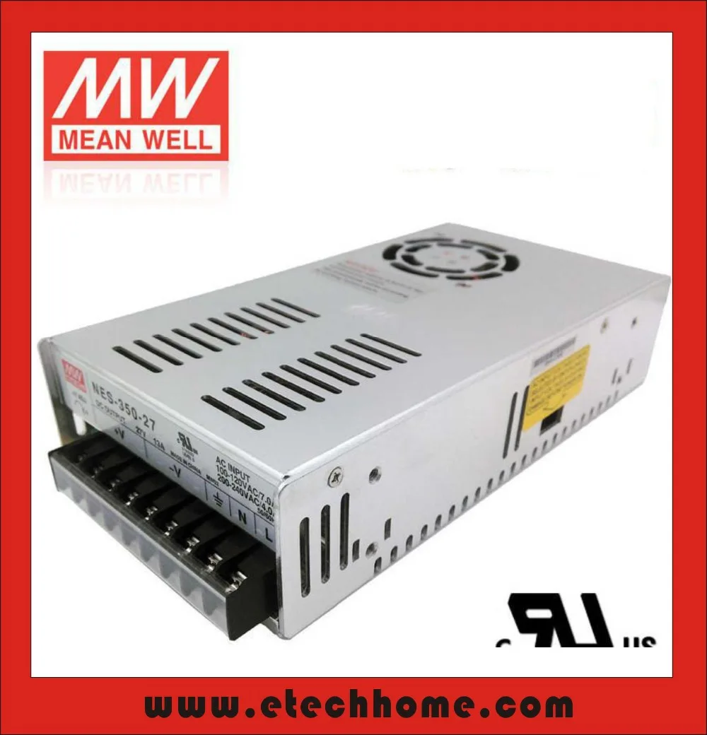 Mean Well Switching Power Supply 350W 27V 13A Single Output NES 350 27