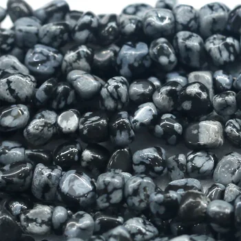 

Discount Wholesale Natural Genuine Black White Snowflake Obsidian Nugget Loose Beads Free Form Beads 5-12 Fit Jewelry 15" 03949