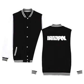 

Interpol Logo Jacket Cotton Mens Casual Many styles Clothing Print Ieterpol Logo Baseball Uniform