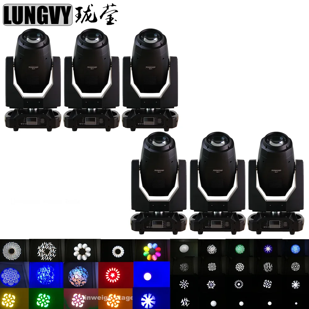 

Free Shipping 6pcs/lot High Power 440W 20R Stage 3IN1 Moving Head Light Spot Wash Beam Dual Zoom Linear Dimmer High Speed Strobe