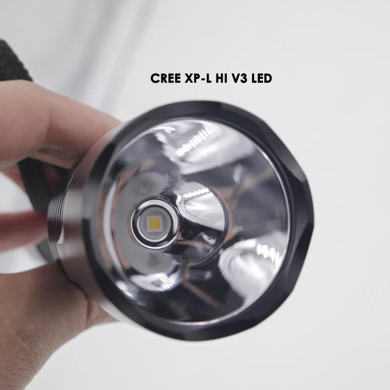 C12 CREE XP-L HI V3 светодиодный светильник-вспышка с медной звездочкой XPL 12x7135 драйвер 1000 лм холодный белый светильник 5 Режим отражатель SMO