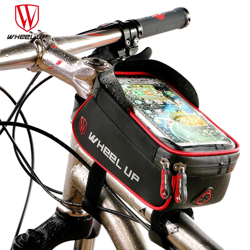WHEEL UP Rainproof Front Zipper Bike Bag MTB Mountain Cycle Touch