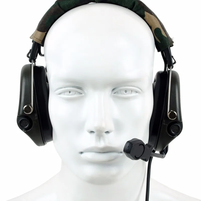 Element ZTAC Z111 Thoradin Pickup Noise Reduction Headset Intercom Headset Army Fan Msa Tactical Headset CS 2
