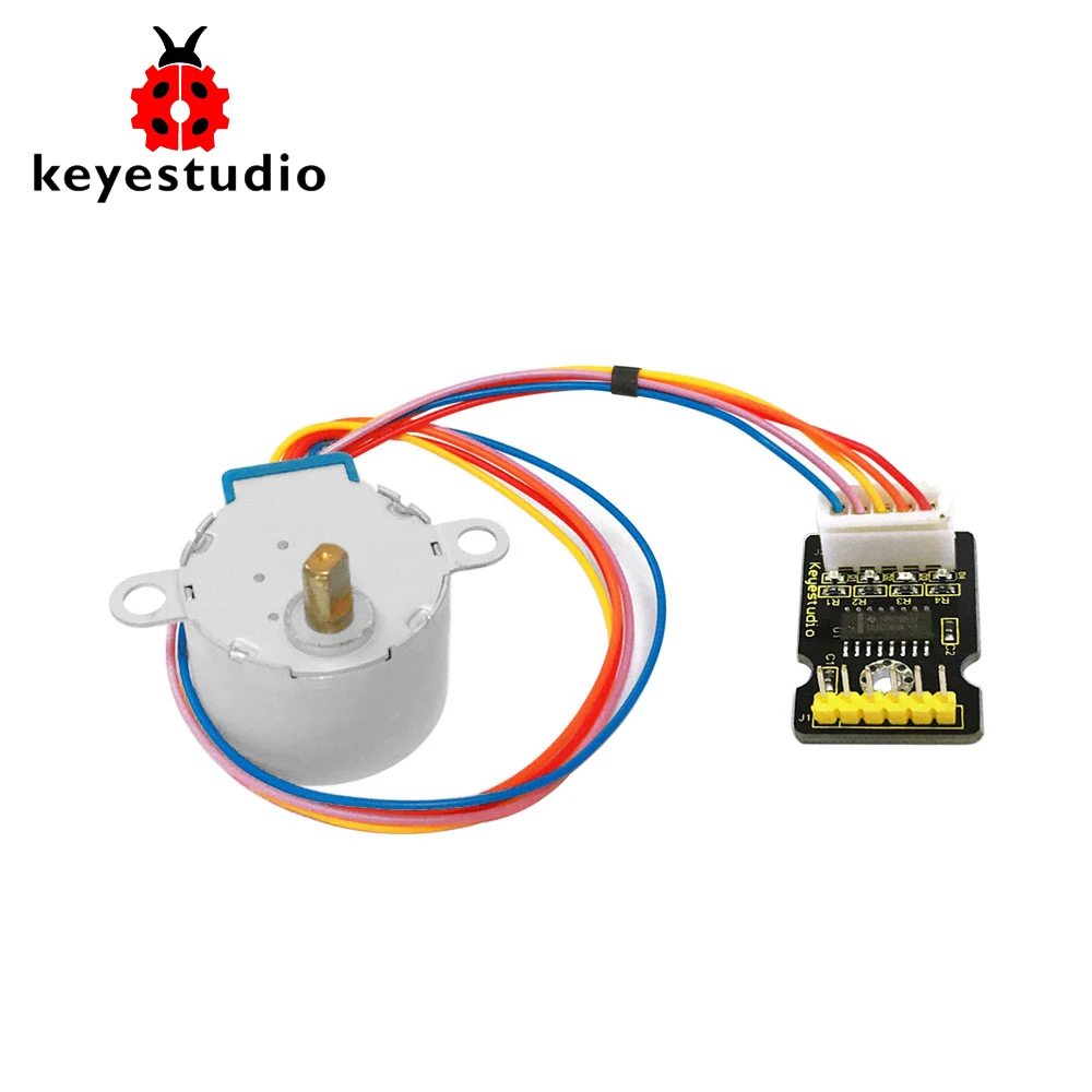 Плата драйвера Keyestudio с шаговым двигателем 5 в 28BYJ 48 + ULN2003 для Arduino|Аксессуары