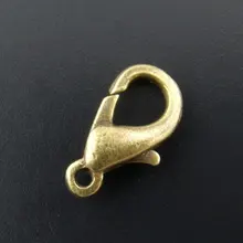 DoreenBeads 15 шт. античная бронза крючок для украшений Лобстер попугай застежки 12*6 мм новинка