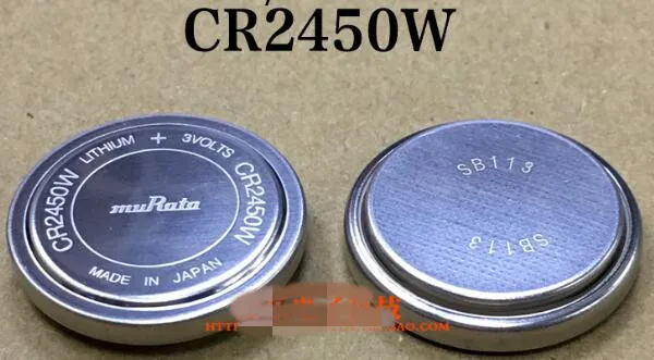 Японский оригинальный аккумулятор CR2450W устойчивый к высоким температурам 3 в